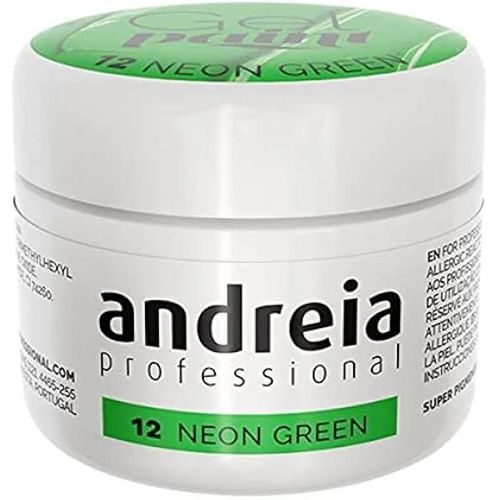 Peinture En Gel Professionnel - Andreia - 12 Couleurs - Végétalien - Haute Viscosité - Intense Multicolore