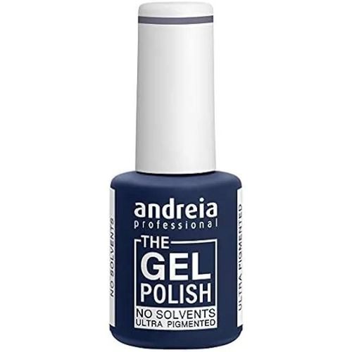 Vernis À Ongle - Andreia - Gel Polonais - Couleur G47 Gris Froid - Sans Solvant - Ultra Pigmenté Multicolore