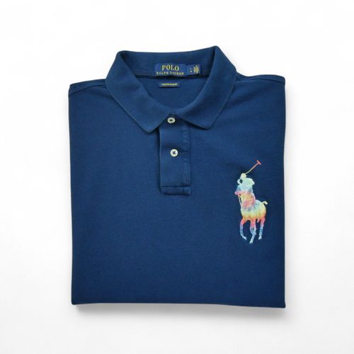 Reconditionné - Polo Manches Courtes Homme Marine - Taille L - Homme - Marine