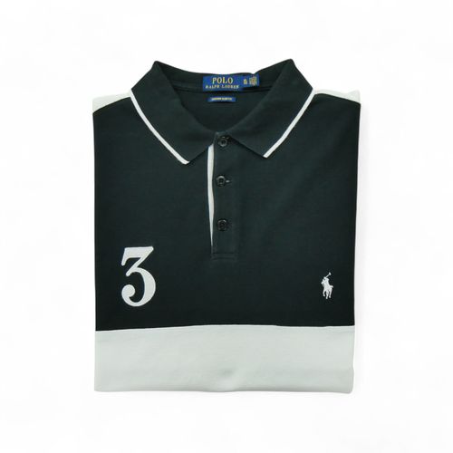 Reconditionné - Polo Manches Courtes Homme Noir - Taille Xl - Homme - Noir
