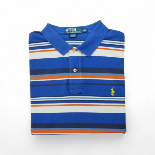 Reconditionné - Polo Manches Courtes Homme Bleu - Taille 2xl - Homme - Bleu