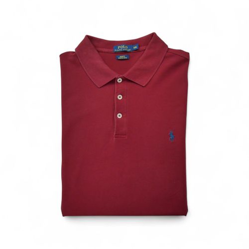 Reconditionné - Polo Manches Courtes Homme Rouge - Taille 2xl - Homme - Rouge