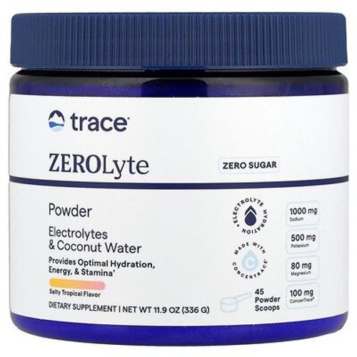 Trace, Poudre Zerolyte, Saveur Tropicale Salée, 336 G 