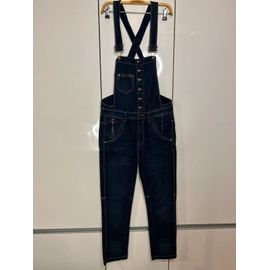 Salopette En Jean Bleu Bershka - Taille 36
