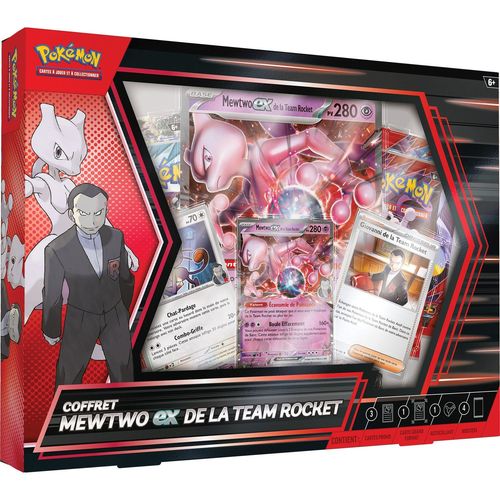 Coffret Premium Mewtwo Ex De La Team Rocket Pokemon
