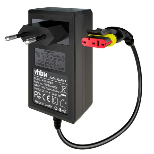 vhbw Bloc d'alimentation compatible avec Flymo EasiLife Go 500, Go 200, Go 250 tondeuse à gazon, robot tondeur - 10,1 cm