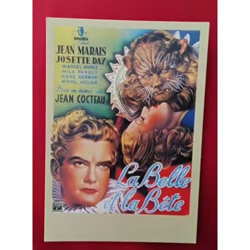 Carte Postale - La Belle Et La Bete (1945) - Jean Marais Josette Day - Collection Telerama- La Mémoire Du Cinéma