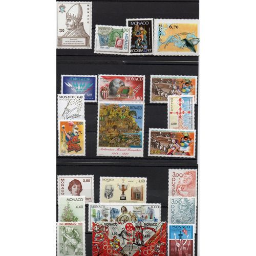 Monaco Timbres De L' Année 1997