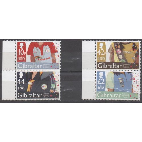 Gibraltar Timbres Scoutisme : Les Guides Féminins 2010