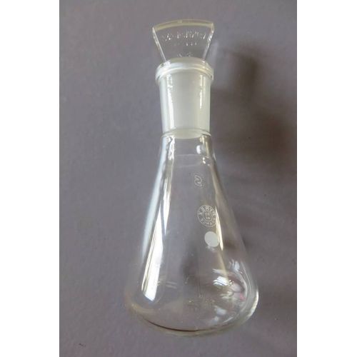 Ancien Flacon De Laboratoire En Verre Pyrex 50ml