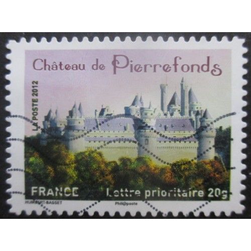 France Autoadhésif N°734 Chateau Oblitéré