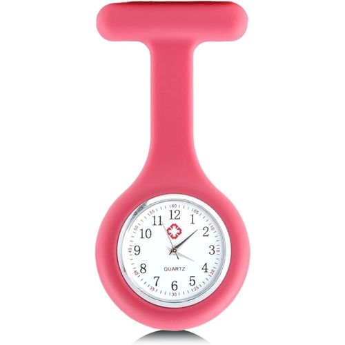 Shiba-Montre D'infirmière En Silicone Avec Broche - Montre D'infirmière - Broche - Pour Infirmière, Médecin, Ambulancier[2146]