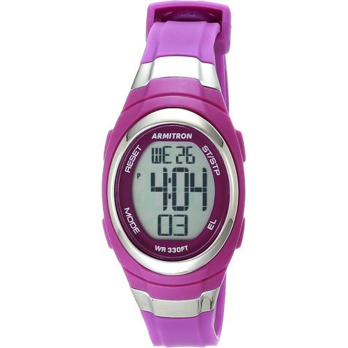 Shiba-Sport Women's Digital Chronograph Resin Strap Watch, 45/7030[1053]