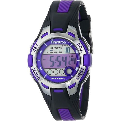 Shiba-Sport Women's Digital Chronograph Resin Strap Watch, 45/7030[1052]