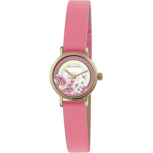 Shiba-Az2016 Montre Bracelet Femme, Polyuréthane, Couleur: Rose[2018]