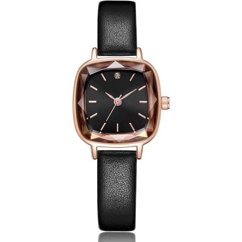 Shiba-Montre Femme Fille Cuir Analogique Élégant Minimalist Design[825]