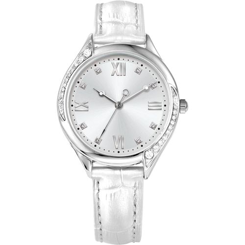 Shiba-Montre Femme Or Rose Gros Cadran Avec Diamant Cristal Blanc Cuir À La Mode[10]