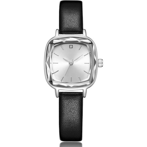 Shiba-Montre Femme Fille Cuir Analogique Élégant Minimalist Design[827]