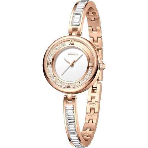 Shiba-Montre Montre Cristal Étanche/Affichage Analogique Quartz/Bracelet Réglable De Montre Pour Femme/Or[958]