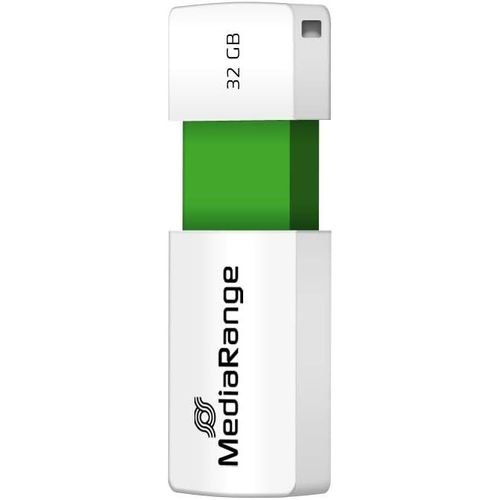 SHIBA-Clé USB 32GB Vert MR973 Mécanisme Coulissant[1552]