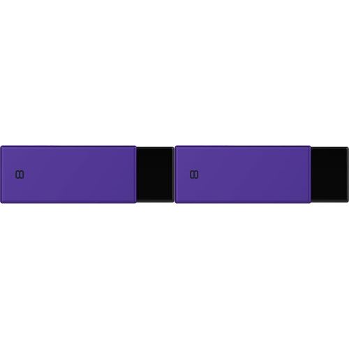 SHIBA-Emtec ECMMD8GC352 - Clé USB - 2.0 - Séries Runners - Collection Brick C350-8 Go - Métal en Alliage de Zinc - Noire/Violette [5