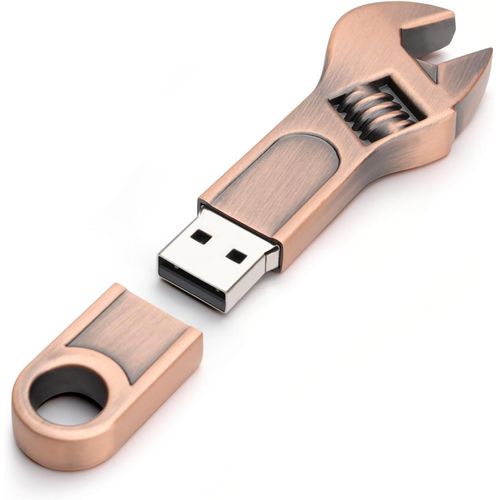 SHIBA-LEIZHAN Clé USB 2.0 Métallique Étanche 32GB - Pendrive, Disque Mémoire Externe pour PC, Ordinateur Portable, etc. (32GB, Cui[8