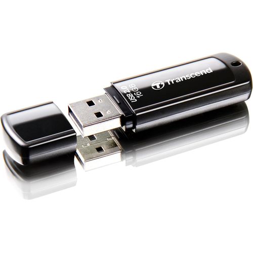 SHIBA-Clé USB 2.0 16 Go JetFlash 350 Noir TS16GJF350[599]