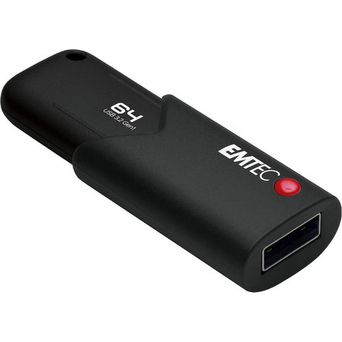 SHIBA-Emtec - Clé USB 3.0 (3.2) Click Secure B120 - Mémoire Flash Drive De 64 Go - Stockage Externe - Lecture 100Mb/S - Écriture 2[8