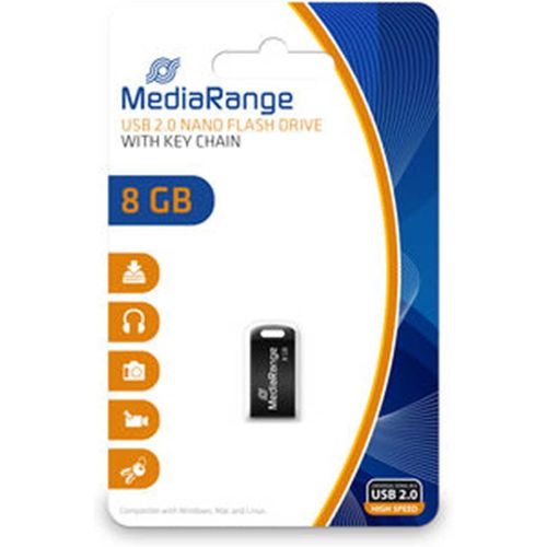 SHIBA-Nano Clé USB 8GB MR920 USB 2.0 Noir[1587]