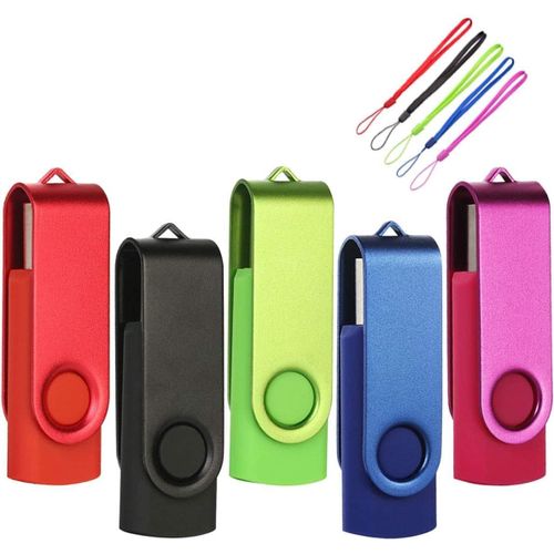 SHIBA-Memorycity Lot de 5 clés USB Multicolore 16 Go[1592]