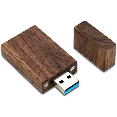 SHIBA-64 Go Clé USB 3.0 en Bois, Clé USB 64 Go 3.0 Super-Speed Clef USB 64GB Élégante Flash Drive Thumb Drive Cadeau d'affaires o[1