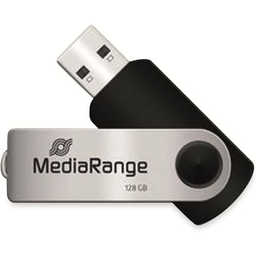 SHIBA-Clé USB 2.0 128 Go Noir/argenté[409]