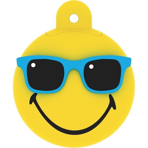 SHIBA-Emtec ECMMD16GSW108 - Clé USB - 2.0 - Série Licence - Collection Smiley World Jaune - 16 Go - Mr Hawaii Figurine Matière Gom[1