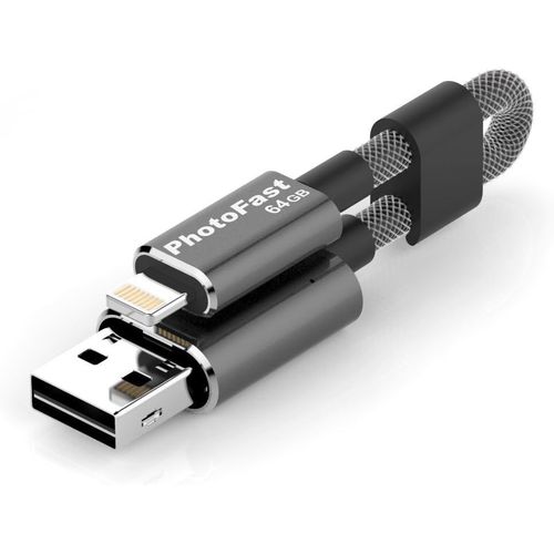 SHIBA-PhotoFast MCG3U3BK64GB Clé USB 64 Go Gris[1489]