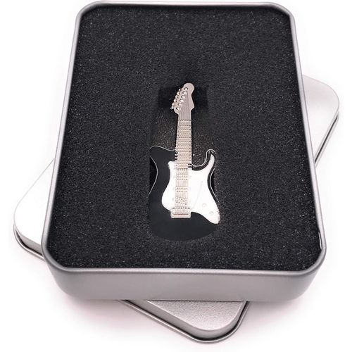 SHIBA-Guitare électrique Black Metal Instrument de Guitare Clé USB dans Une boîte Cadeau 32 Go USB 2.0[1514]