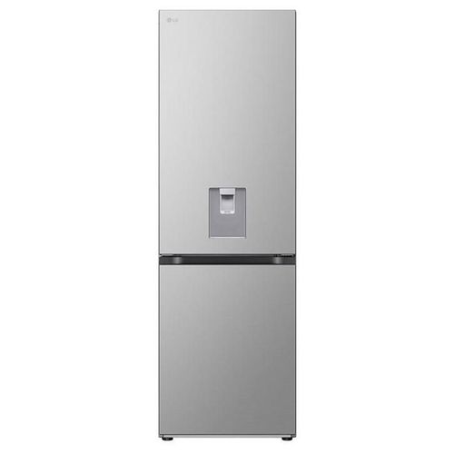 Réfrigérateur-congélateur LG GBF3102DPY - congélateur bas avec distributeur d'eau - largeur : 59.5 cm - profondeur : 68.2 cm - hauteur : 186 cm - 343 litres - Classe D - argent