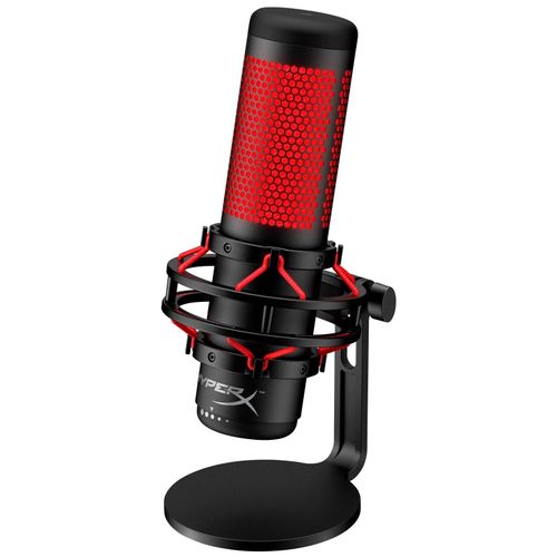 HyperX QuadCast - Microphone - USB - rouge et noir - pour Victus by HP Laptop 15, 16; Laptop 14, 15, 17; Pavilion x360 Laptop; Pro 290 G9