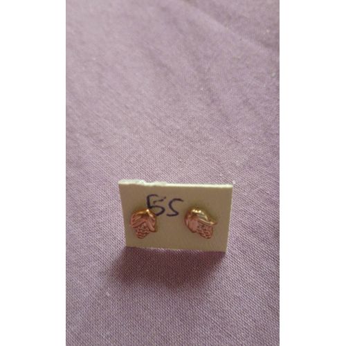 Boucle D'oreilles Raisin Doré