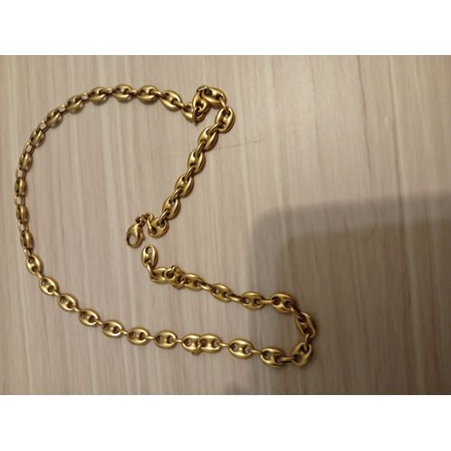 Chaîne Graine Café Or 18 Carats Longueur 52 Cm - Poids 47g