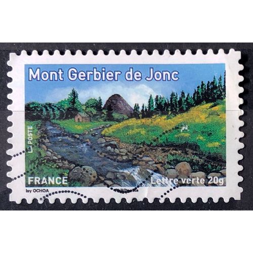 Croix Rouge 2013 - Rives De La Loire - Mont Gerbier De Jonc (Très Joli N° 837) Obl - France Année 2013 - Brn83 - N33456