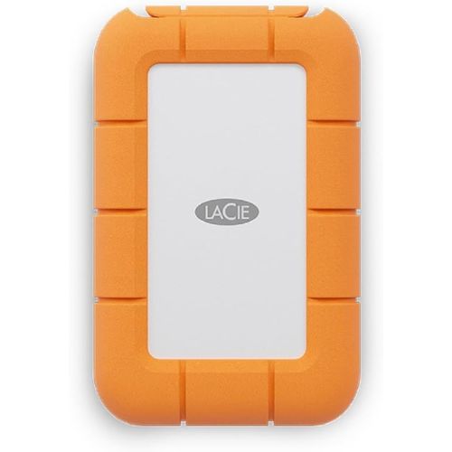 MONDODIGITALE-Rugged Mini 2To Disque Ssd Externe, Usb-C Thunderbolt 3, Résistance Extrême À L'Eau Et Aux Chutes De Trois Mètres, Avec Usb-C Sans Câble Usb-A, Services Rescue Valables 5 Ans (Stmf2000400)