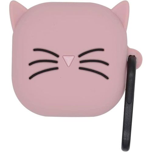 MONDODIGITALE-Étui De Protection En Silicone Compatible Avec Les Écouteurs Samsung Galaxy Buds Pro+(2021) / Buds Pro (2021) /Buds2¿2021¿/Buds Live (2020), Étui De Protection Antichoc,Animé Chat Rose