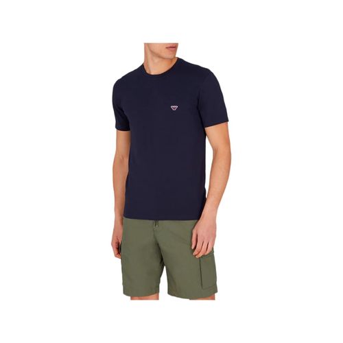 T Shirt Emporio Armani Eagle Homme Bleu