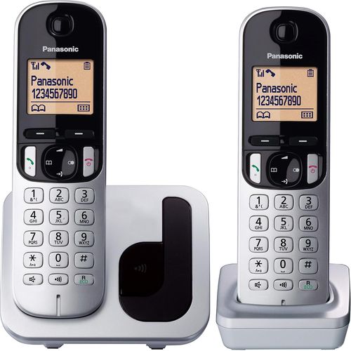 MONDODIGITALE-Telã¿Fono Inalãmbrico Dect Kx-Tgc212Pl - Pack Dã?o - Identificaciã¿N Llamadas - Agenda Compartida - Pantalla 4.1Cm