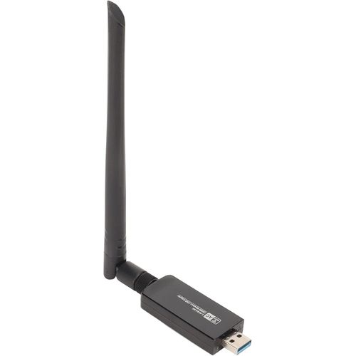 MONDODIGITALE-Antenne Wifi Pc, Adaptateur Sans Fil Usb Rtl8812Au 1200M Double Bande Usb 3.0, Carte Wifi Pour Ordinateur De Bureau, Prend En Android, Linux, Win Xp, Win7/8/10