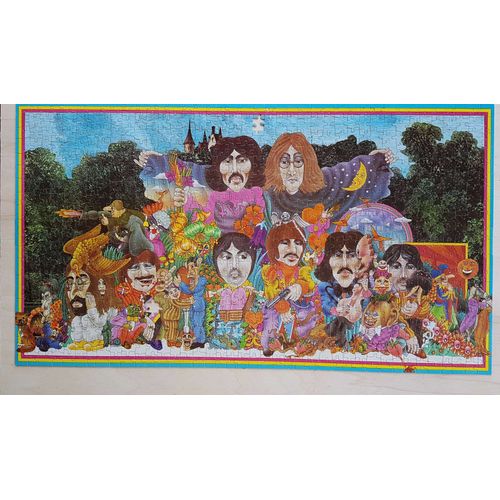 The Beatles Alan Aldridge Illustrated Lyrics 1970 Jigsaw Puzzle 800 Pieces