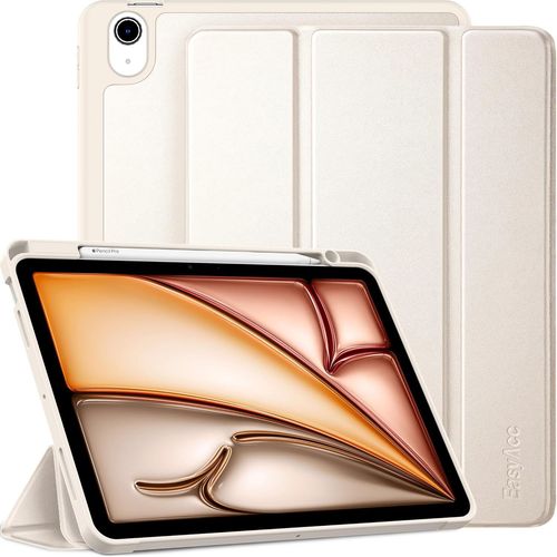 Coque Compatible Avec Ipad Air 11 Pouces M3 2025 / M2 2024/ Air 5è 2022/ Air 4è Génération 2020 Avec Porte-Crayon, Housse Étui De Protection Ultra Fin Housse En Tpu, Étoile Lumière[Coq5186306]