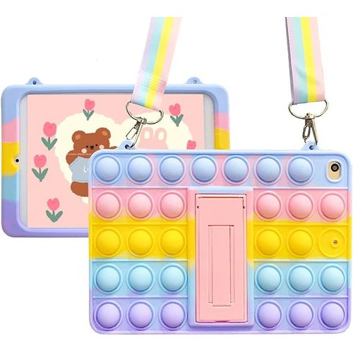 Coque Anti-Chocs En Silicone Pour Ipad Mini 4/5 7,9"" Avec Béquille Pliable Et Dragonne(Ipad Mini 4/5)[Coq5185223]