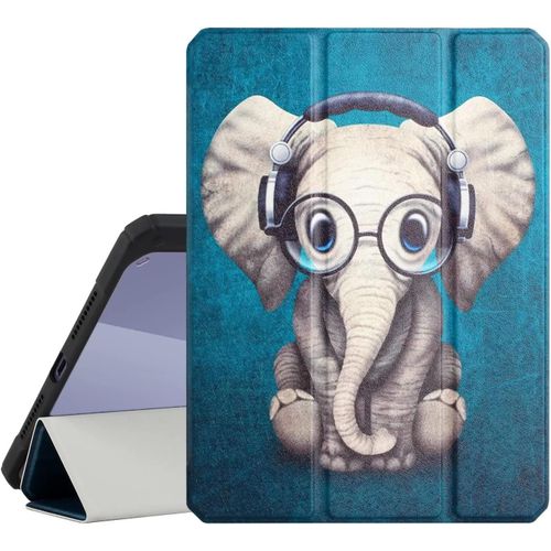 Coque Pour Ipad Mini 6 2021 -[Porte-Crayons Intégré] Coque De Support À Trois Volets Avec Coque Arrière Transparente, Réveil/Veille Pour Ipad Mini 6ème Génération 8,3 Pouces, Elep[Coq5187023]