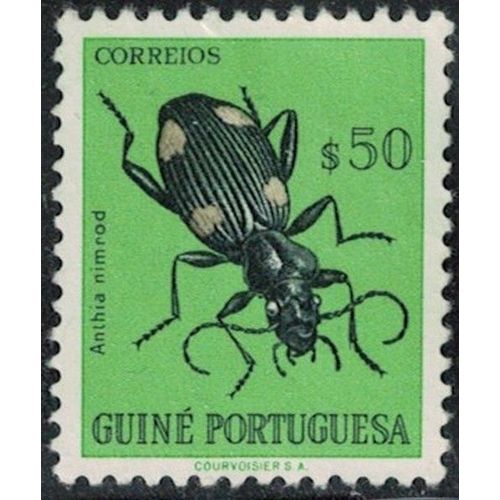 Guinée Portugaise 1953 Coléoptère Anthia Nimrod Y&T Pt-Gn 284 Rp387